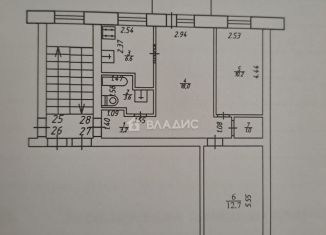 Продается 3-комнатная квартира, 55.3 м2, Обнинск, улица имени Маршала Жукова, 2