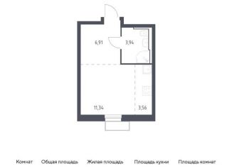Продается квартира студия, 25.8 м2, городской округ Красногорск, жилой комплекс Квартал Строгино, к2