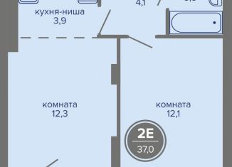 Продается 2-комнатная квартира, 37 м2, Пермь, шоссе Космонавтов, 309А, Индустриальный район
