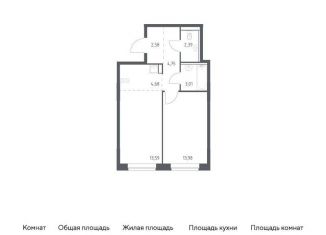 Продажа двухкомнатной квартиры, 45 м2, Москва, жилой комплекс Квартал Марьино, к4
