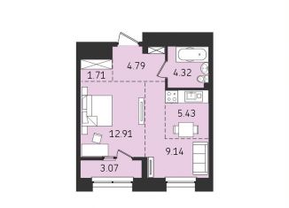 Продажа двухкомнатной квартиры, 41.4 м2, Хабаровск, Албанский переулок