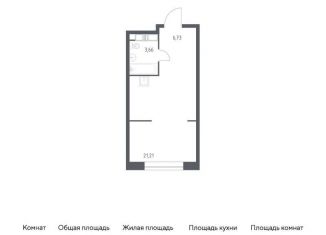 Квартира на продажу студия, 31.6 м2, Москва, район Марьина Роща, Октябрьская улица, 98