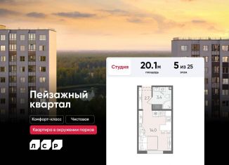 Продажа квартиры студии, 20.1 м2, Санкт-Петербург, Красногвардейский район