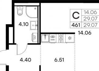 Продаю квартиру студию, 29.1 м2, Владимир, Тракторная улица, 43