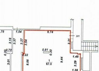 Продажа помещения свободного назначения, 69.9 м2, Воронеж, улица 121-й Стрелковой Дивизии, 50А