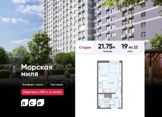 Продажа квартиры студии, 21.8 м2, Санкт-Петербург, Красносельский район