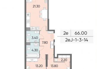 Продается двухкомнатная квартира, 66 м2, Москва, метро Калужская, ЖК Обручева 30, к1