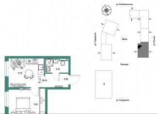 Продаю 2-ком. квартиру, 30.7 м2, Екатеринбург, метро Ботаническая