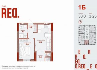 Продам однокомнатную квартиру, 33 м2, Астрахань, Кировский район