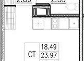 Продажа квартиры студии, 24.8 м2, Мурино, улица Шувалова, 37