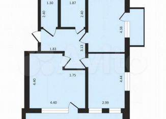 2-комнатная квартира на продажу, 59.6 м2, Владимирская область, Удачная улица, 7к3