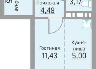 Продается квартира студия, 31.6 м2, деревня Кондратово, Водопроводная улица, 6/4