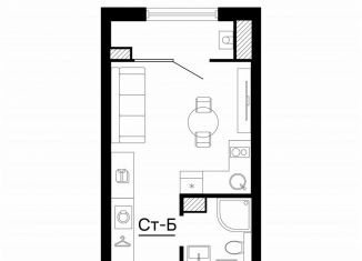 Продаю квартиру студию, 20.6 м2, Астрахань