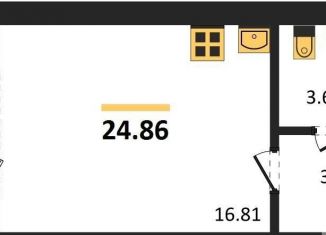 Продам квартиру студию, 24.9 м2, село Новая Усмань