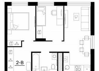 Продается 2-комнатная квартира, 48.4 м2, Астрахань