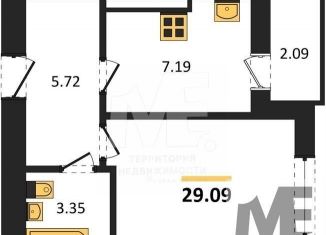 1-ком. квартира на продажу, 29.1 м2, Калининград