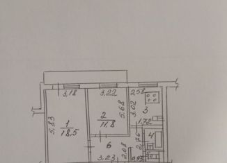 Продам 2-ком. квартиру, 51 м2, Липецкая область, улица М.И. Неделина