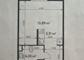 Продам квартиру студию, 25.4 м2, Москва, жилой комплекс Светлый Мир Станция Л, к8, метро Братиславская