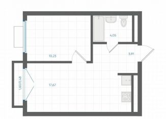 Продам 1-ком. квартиру, 36.3 м2, Екатеринбург, метро Чкаловская