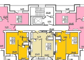 2-ком. квартира на продажу, 58.2 м2, Саратов, улица имени Юрия Чернышова