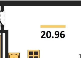 Продается квартира студия, 21 м2, село Новая Усмань