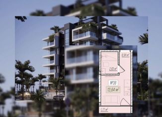 Квартира на продажу со свободной планировкой, 13.6 м2, Крым, Набережная улица, 30