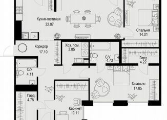 Продаю 4-ком. квартиру, 130.2 м2, Санкт-Петербург, Петроградский район