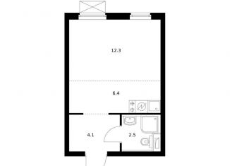 Продается квартира студия, 25.3 м2, Екатеринбург, метро Чкаловская, жилой комплекс Исеть Парк, 6