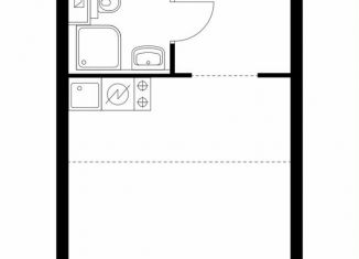 Продам квартиру студию, 25.5 м2, Москва, метро Нагорная, 2-й Нагатинский проезд, 2/3