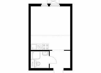 Квартира на продажу студия, 23.6 м2, Москва, жилой комплекс Второй Нагатинский, к1.2, метро Нагорная