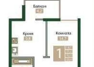 Продам однокомнатную квартиру, 32.5 м2, посёлок городского типа Молодёжное