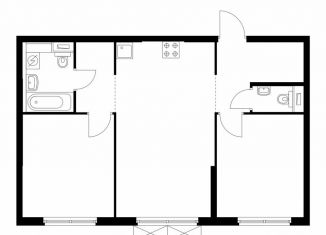 Продам 2-комнатную квартиру, 58.5 м2, Москва, ЖК Руставели 14, жилой комплекс Руставели 14, к2.7