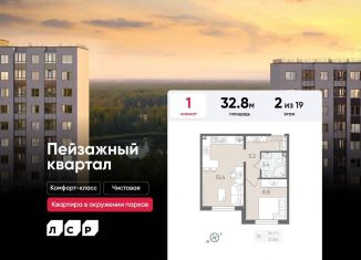 Продам 1-комнатную квартиру, 32.8 м2, Санкт-Петербург, метро Гражданский проспект