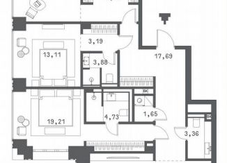 Продам трехкомнатную квартиру, 166.1 м2, Москва, Садовая-Сухаревская улица, 14с1, Садовая-Сухаревская улица