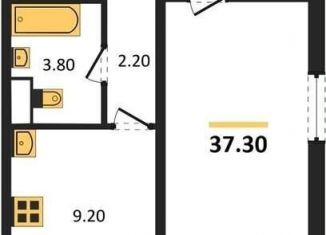 Продается 1-комнатная квартира, 37.3 м2, Воронеж, Левобережный район, Ростовская улица, 18А