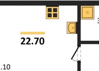 Продам квартиру студию, 22.7 м2, Новосибирск, Заельцовский район, улица Аэропорт, 88