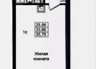 Продам квартиру студию, 33.5 м2, Новосибирск, метро Речной вокзал, Вилюйская улица, 6