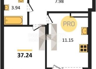 Продается 1-комнатная квартира, 42.2 м2, Светлогорск