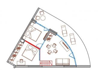 Продажа 2-ком. квартиры, 74.4 м2, Алушта