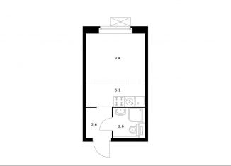 Продаю квартиру студию, 19.7 м2, Москва, станция Перерва, Люблинская улица, 78к2