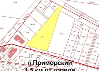 Продам участок, 170 сот., поселок Приморский, Советская улица, 10