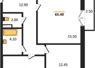 Продаю двухкомнатную квартиру, 65 м2, Новосибирск, ЖК на Королёва, улица Королёва, 1Б