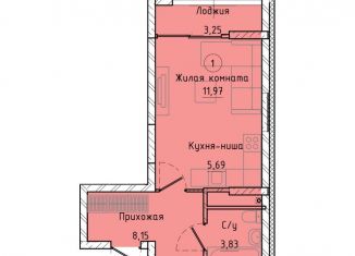 Продается квартира студия, 31.3 м2, Екатеринбург, Машинная улица, 1В/2, ЖК Клевер Парк