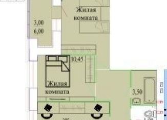 Продажа трехкомнатной квартиры, 83.5 м2, Иваново, Бакинский проезд