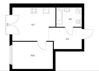 Продается 1-ком. квартира, 35.3 м2, Москва, район Филёвский Парк