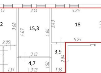 Продажа 2-комнатной квартиры, 61.6 м2, городской посёлок Янино-1, Оранжевая улица, 2к2, ЖК Янила Кантри