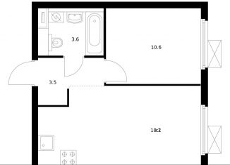 Продается 1-ком. квартира, 35.9 м2, Москва, ЖК Сигнальный 16