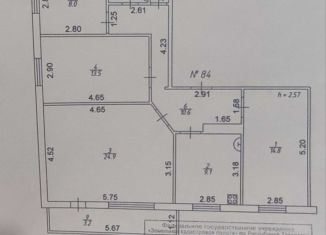 4-ком. квартира на продажу, 84.8 м2, Елабуга, Окружное шоссе, 43