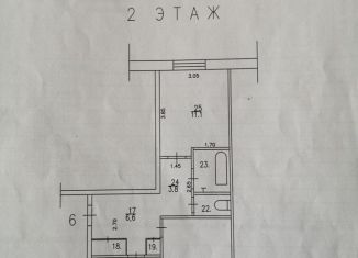 Продается 2-комнатная квартира, 52.6 м2, поселок Вичевщина