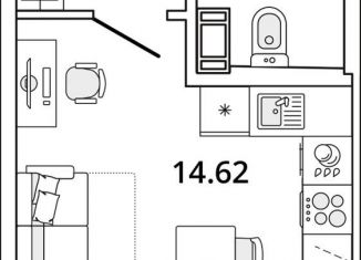 Продам квартиру студию, 22.6 м2, Санкт-Петербург, Калининский район